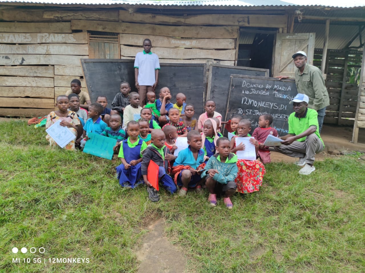 School supplies donated to St James Nursery through 12 Monkeys